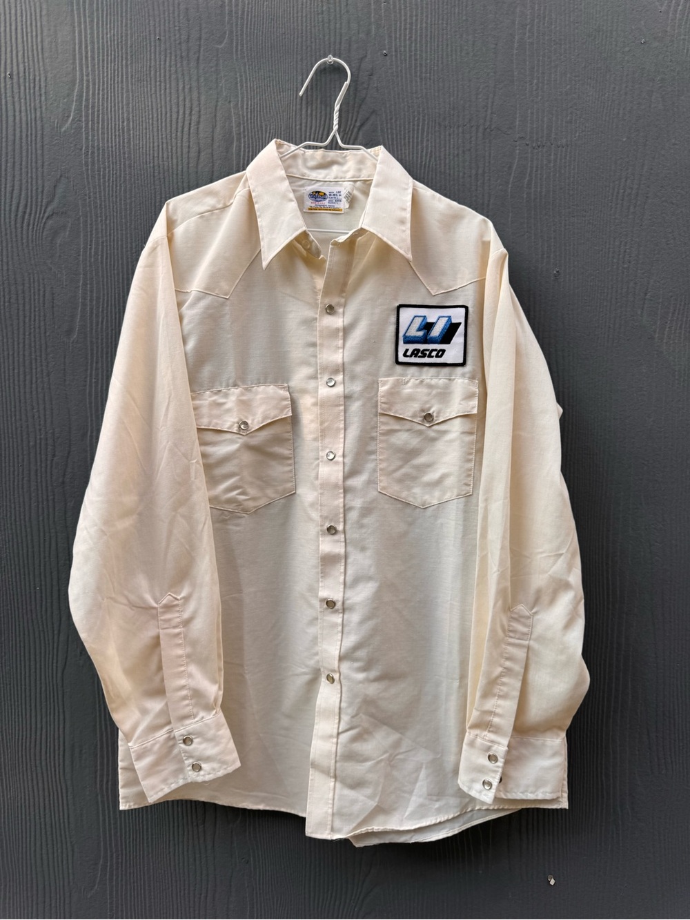 Riverside Brand Vintage 70s Western Workwear “LASCO” Shirt Size LG/XL